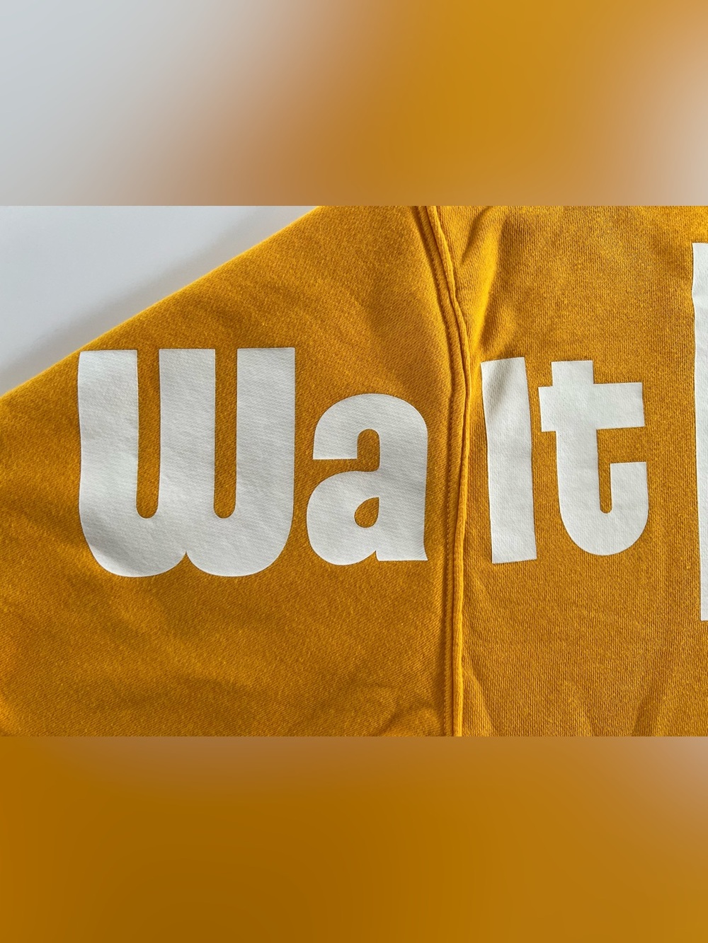 Walt Disney World Pluto Yellow Oversized Pullover Sweatshirt Size XL - Picture 3 of 15